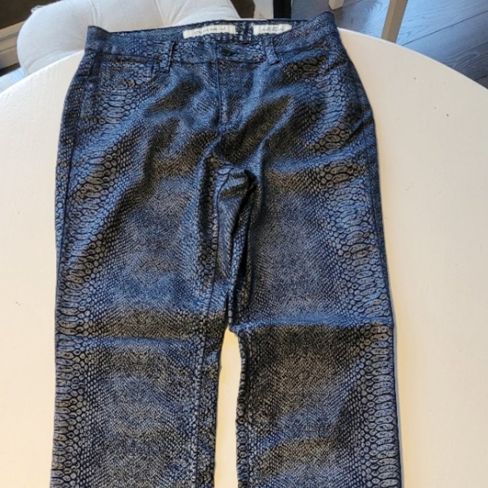 Jones New York Lexington Straight Leg Blue/Silver Straight Leg ❤️2 For $6.00❤️